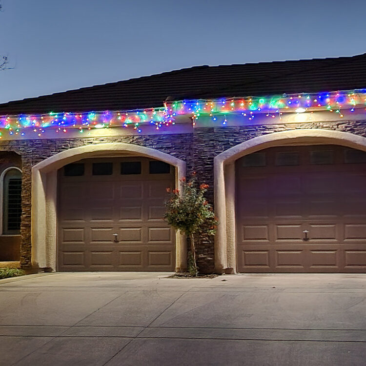 Multi Colored Icicle Lights