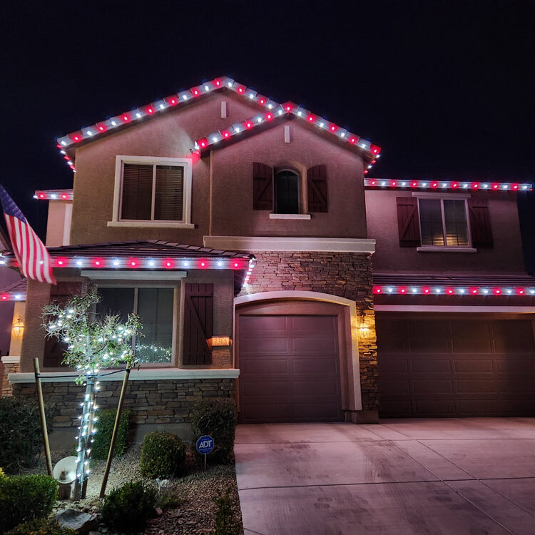 Residential Christmas Lighting Service Las Vegas
