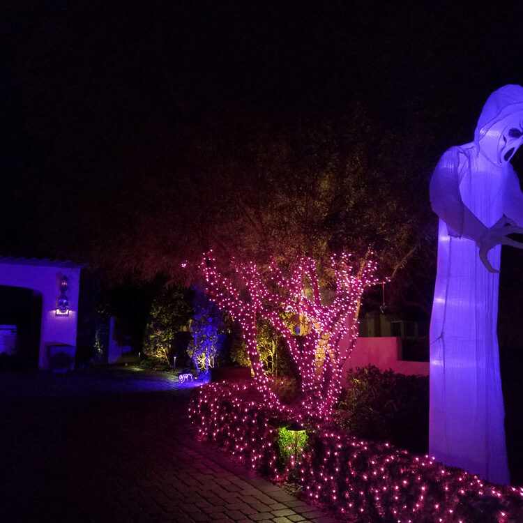 Halloween Light Install Las Vegas